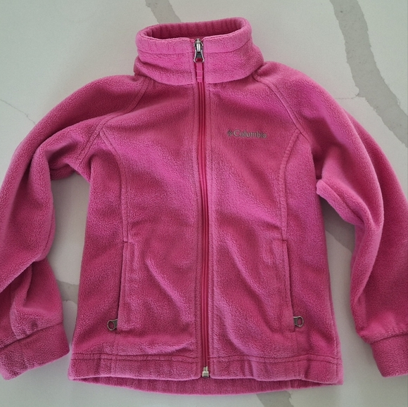 Columbia Pink Fleece Jacket - Picture 1 of 4